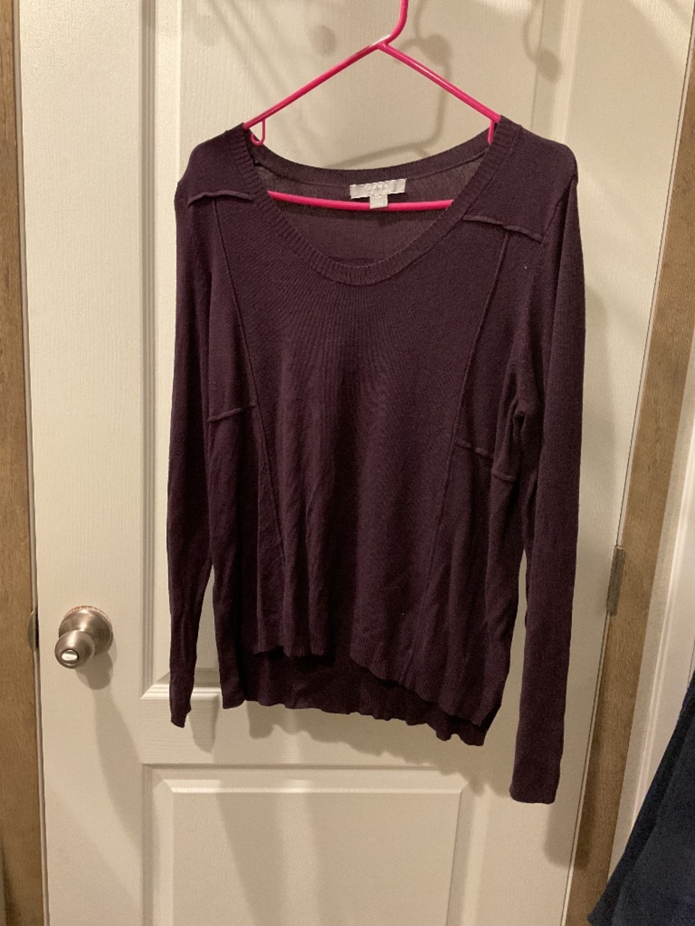 Dark purple sweater